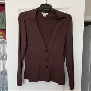 Brown Talbots XL Cardigan